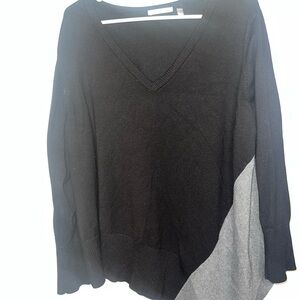 89th & Madison Charcoal Knit Sweater